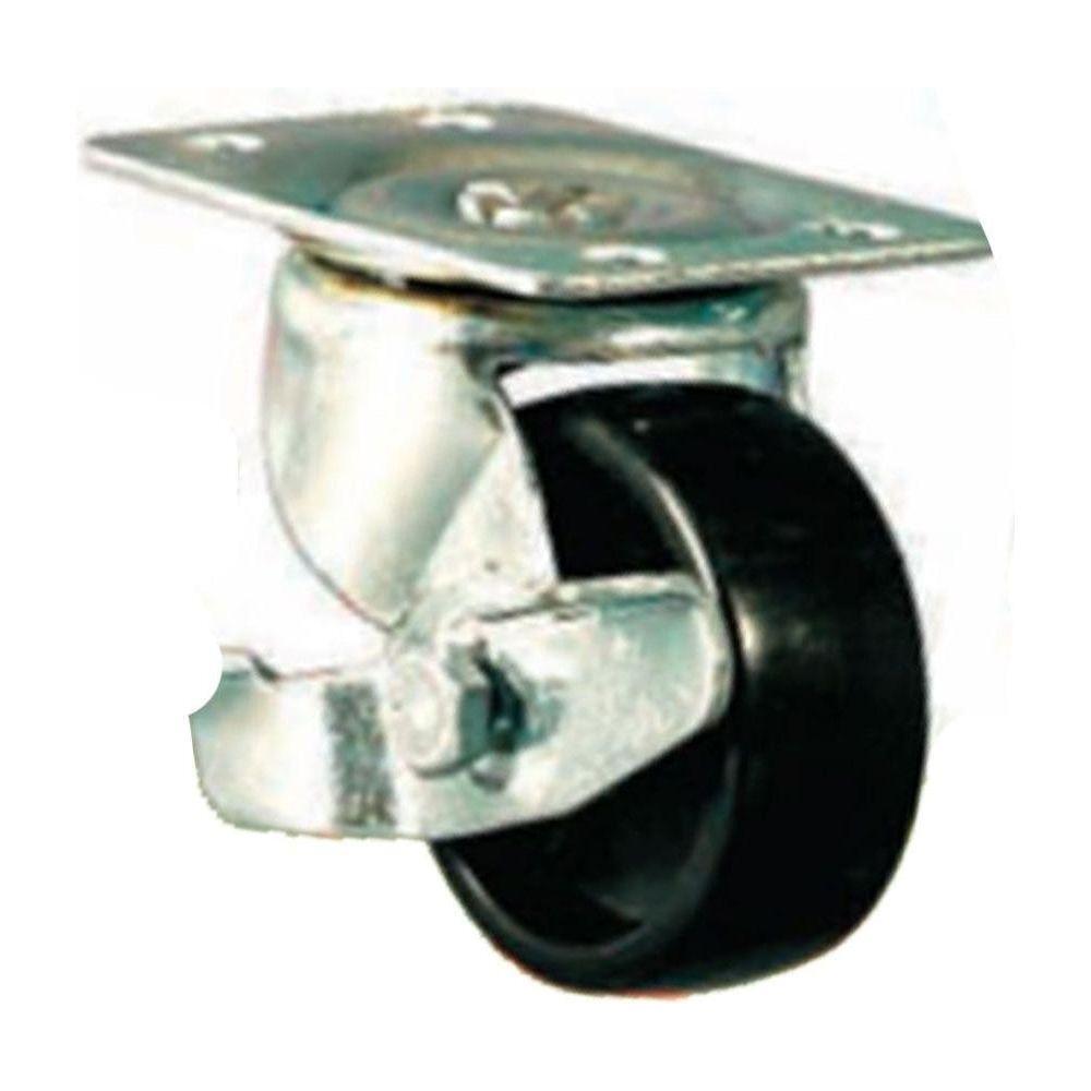 Viking Black Nylon Castor Wheels (308) (Swivel w/ Brake) | Viking by KHM Megatools Corp. Viking Black Nylon Castor Wheels (308) (Swivel w/ Brake) | Viking by KHM Megatools Corp.